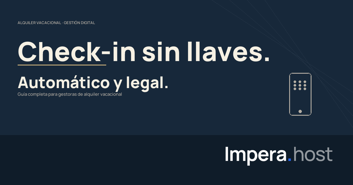 Check-in digital para alquiler vacacional: guía completa para gestoras (2026)